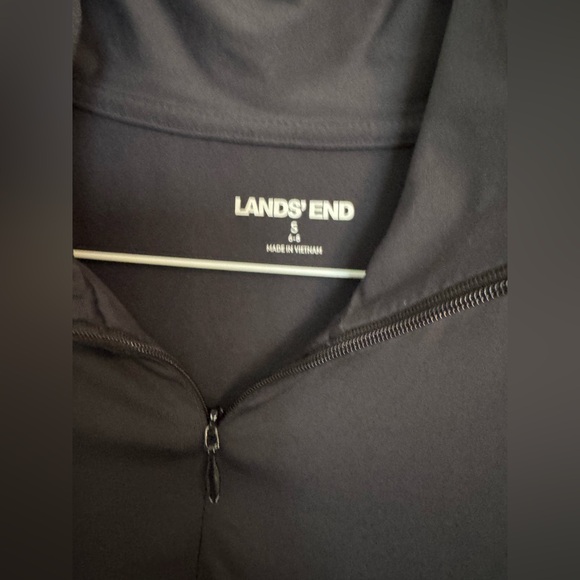 Lands End Medium Quarter Zip Long Sleeve Tunic Rash Guard Cover-up UPF 50, small - Picture 9 of 10